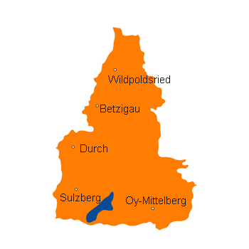 Karte: Nieder- und Hochwildhegegemeinschaft Sulzberg