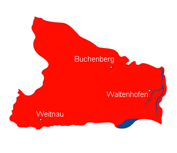 Karte: Niederwildhegegemeinschaft Buchenberg